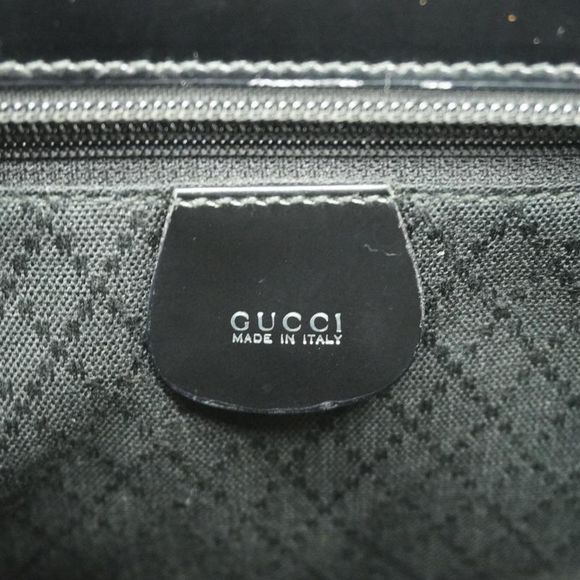 Gucci Bamboo Black Canvas Handbag (Pre-Owned) - Picture 6 of 9